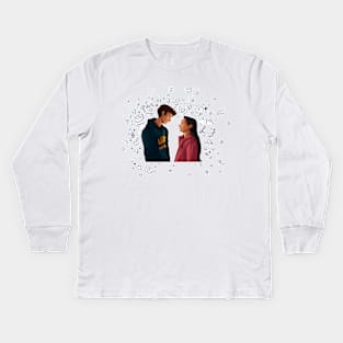 Peter and Lara Jean Kids Long Sleeve T-Shirt